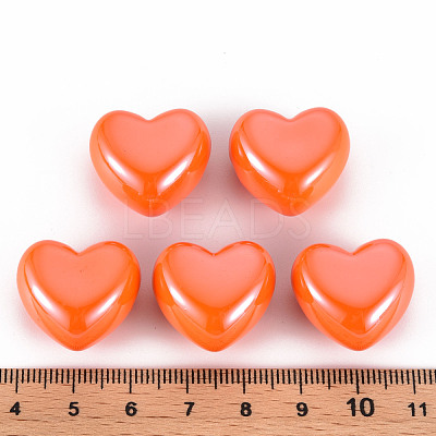 Opaque Acrylic European Beads MACR-S372-03B-84-1