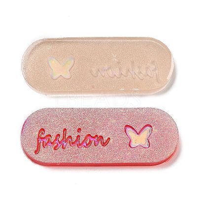 Translucent Resin Cabochons CRES-Z001-10-1