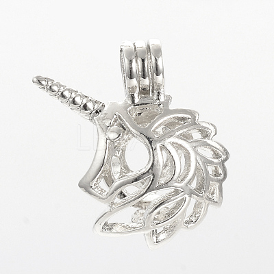 Alloy Diffuser Locket Pendants X-PALLOY-S062-22-1