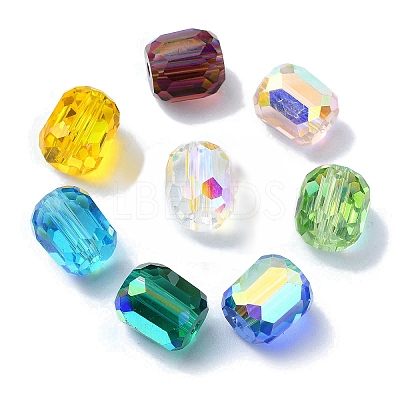 AB Color Plated Glass Beads GLAA-F108-12B-M-1