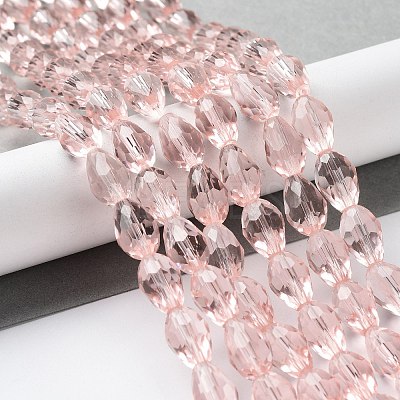 Glass Beads Strands LS-EGLA-E010-8x12mm-12-1
