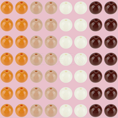 Opaque Acrylic Beads SACR-PA0001-04B-01-1