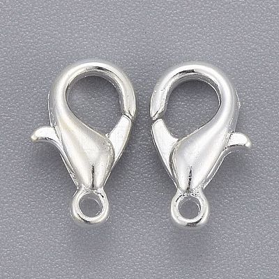Zinc Alloy Lobster Claw Clasps E103-S-1