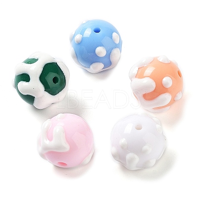 Opaque Resin Beads RESI-G083-02-1