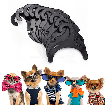 Plastic Plastic Clothes Hanger for Dog Cat AJEW-WH0258-652C-1