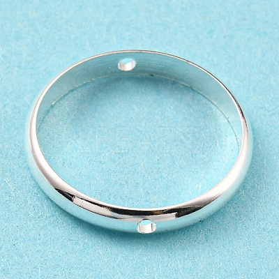 Brass Beads Frames KK-O133-014G-S-1