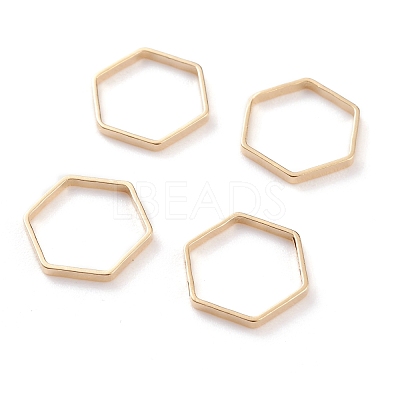 Brass Linking Rings KK-Y003-05A-G-1