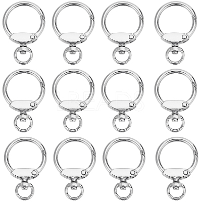 12Pcs Alloy Swivel Clasp FIND-SC0010-10P-1