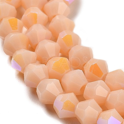 Opaque Solid Color Imitation Jade Glass Beads Strands LS-EGLA-A039-P4mm-L06-1