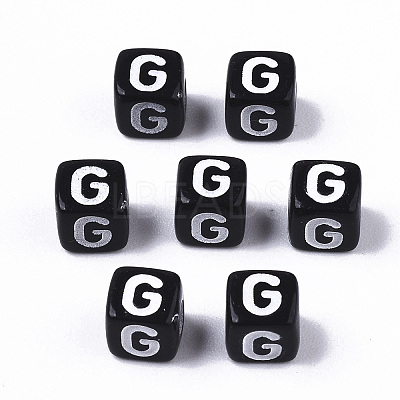 Opaque Acrylic Beads LS-X-SACR-N002-01G-1