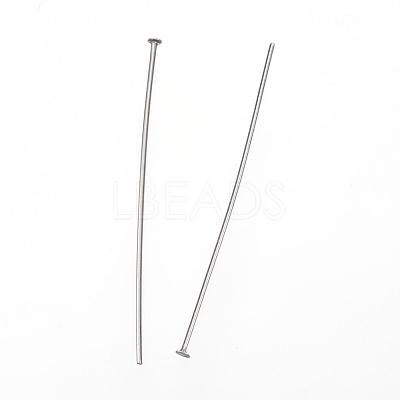 Tarnish Resistant 304 Stainless Steel Flat Head Pins STAS-D448-A-013P-1