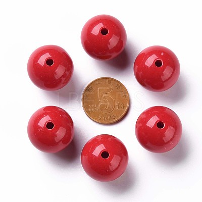 Opaque Acrylic Beads X-MACR-S370-C20mm-A14-1