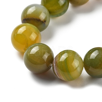 Natural Multi-Color Agate Beads Strands G-A261-B14-14mm-1