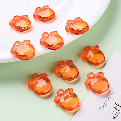 Transparent Acrylic Pendants TACR-S154-28B-84-1