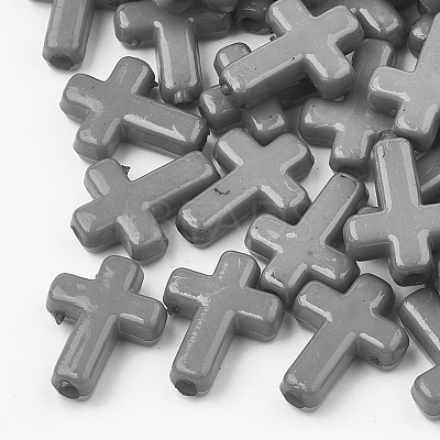 Opaque Acrylic Beads SACR-436-C35-1