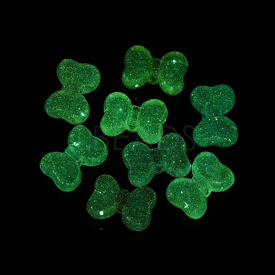 Luminous UV Plating Transparent Acrylic Beads OACR-N160-52-1
