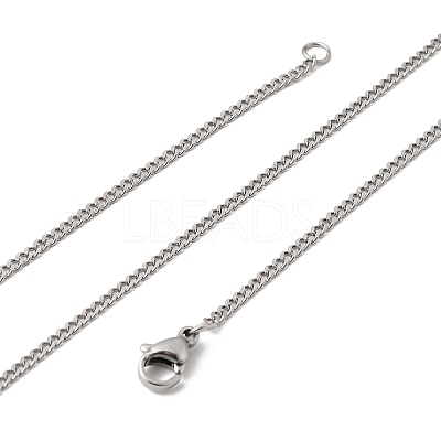 12Pcs 2MM 304 Stainless Steel Twisted Chain Necklaces for Men Women NJEW-H093-17P-03-1