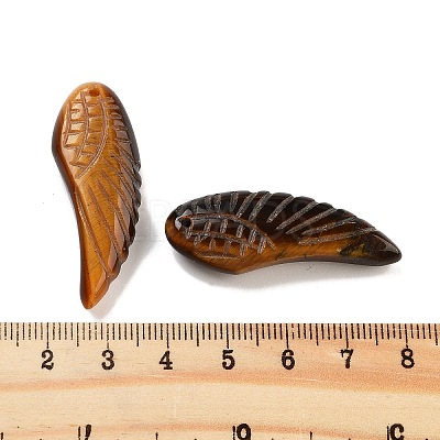 Natural Tiger Eye Pendants G-C134-05G-1