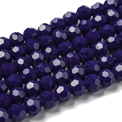 Opaque Glass Beads Stands LS-EGLA-A035-P6mm-D09-1