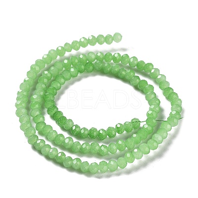 Baking Paint Imitation Jade Glass Bead Strands LS-DGLA-A034-J4MM-A9-1