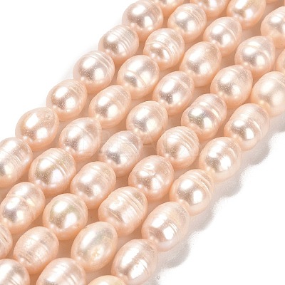 Natural Cultured Freshwater Pearl Beads Strands PEAR-E016-121-1
