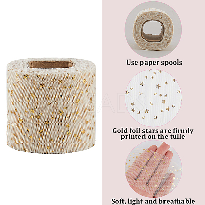 3 Rolls 3 Colors Polyester Organza Ribbons for Sewing Decoration OCOR-CY0002-23-1
