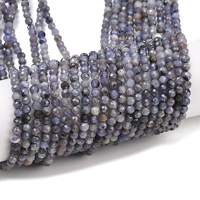 Natural Tanzanite Beads Strands G-C255-A01-3mm-1