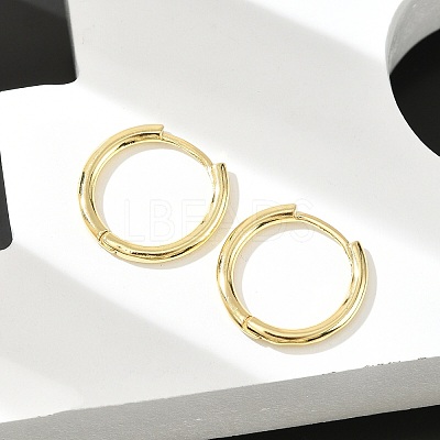 Brass Huggie Hoop Earrings LS-KK-D160-55G-1