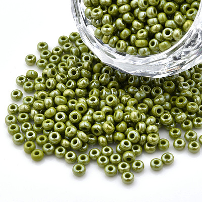 8/0 Czech Opaque Glass Seed Beads SEED-N004-003A-07-1