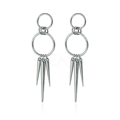 Alloy Stud Dangle Earrings WG6CA62-02-1