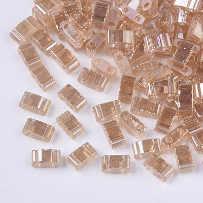 2-Hole Glass Seed Beads SEED-S023-36B-01-1