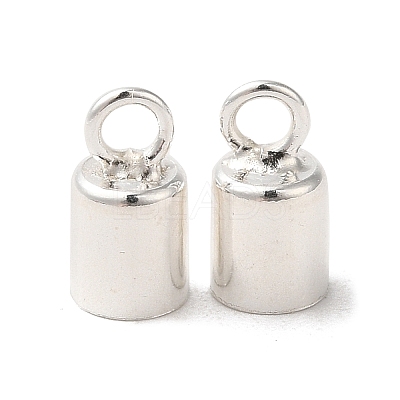 925 Sterling Silver Cord Ends STER-F032-09S-3.5mm-1