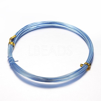 Round Aluminum Craft Wire AW-D009-1mm-10m-19-1