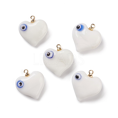 Handmade Evil Eye Lampwork Pendants LAMP-M015-03E-1
