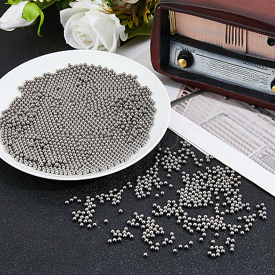 Stainless Steel Beads STAS-WH0017-063-1