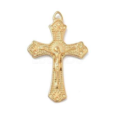 304 Stainless Steel Pendants STAS-G374-04G-04-1