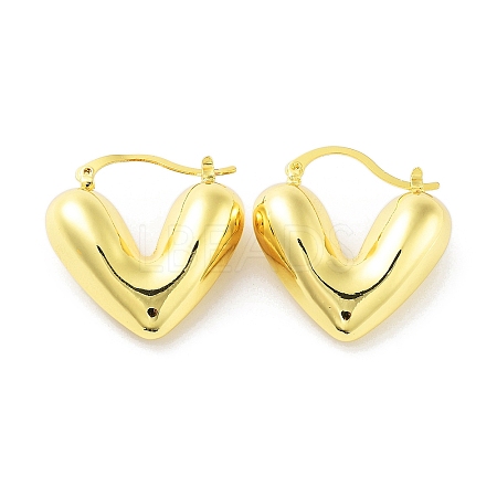 Real 18K Gold Plated Brass Hoop Earrings X-KK-R150-01C-1