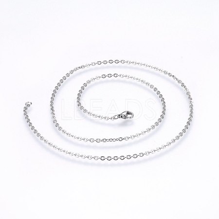 Non-Tarnish 304 Stainless Steel Cable Chains Necklaces NJEW-F226-04P-01-1