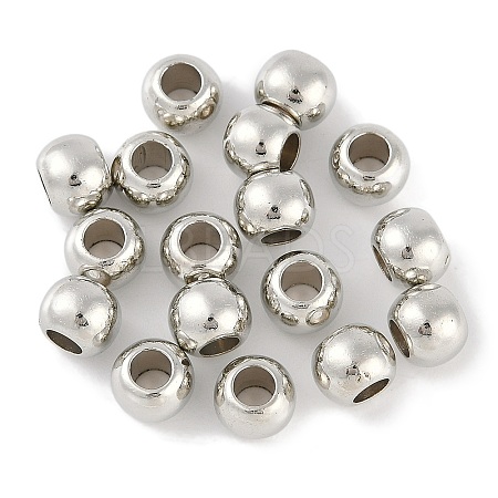 CCB Plastic Round Beads ALUM-U001-07B-06-1