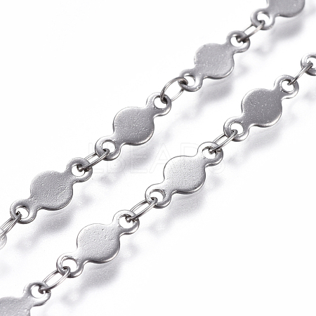 Tarnish Resistant 304 Stainless Steel Link Chains CHS-I004-06P-1