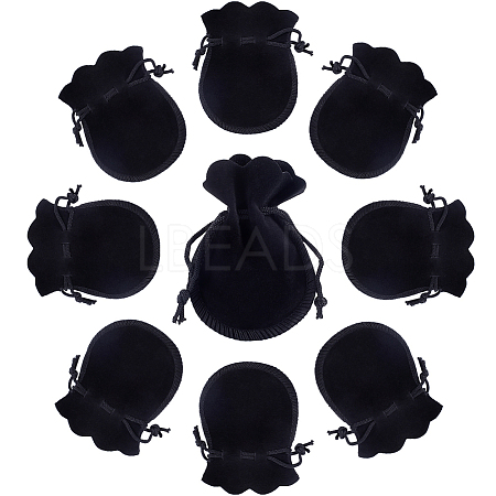 20Pcs Gourd Velvet Drawstring Bags TP-BBC0001-07A-04-1