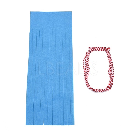 Paper Tassel Banner AJEW-WH0007-01E-1