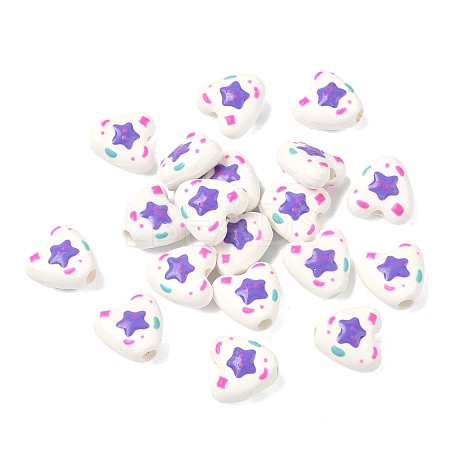 Handmade Porcelain Enamel Beads PORC-K011-02F-1
