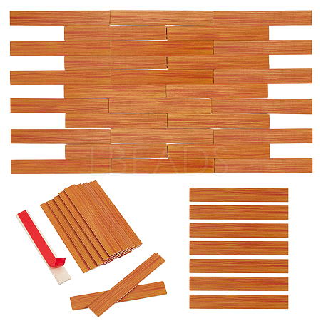 20Pcs Wood Sheet Miniature Ornaments DIY-WH0661-57B-1