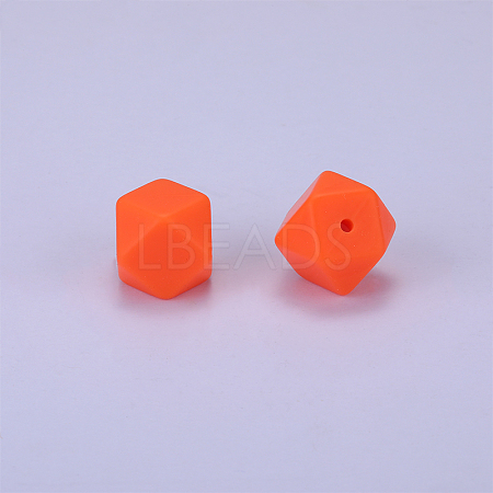 Hexagonal Silicone Beads SI-JX0020A-37-1