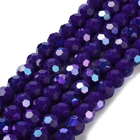 Opaque Glass Beads Strands EGLA-A035-P10mm-L09-1