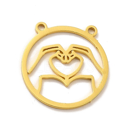 201 Stainless Steel Outline Pendants STAS-E175-02G-1