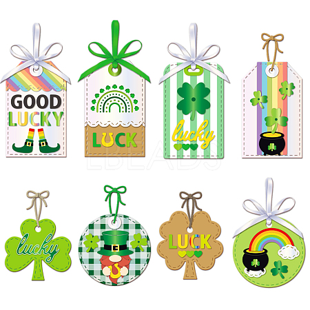 Saint Patrick's Day Carbon Steel Cutting Dies Stencils DIY-WH0309-1587-1