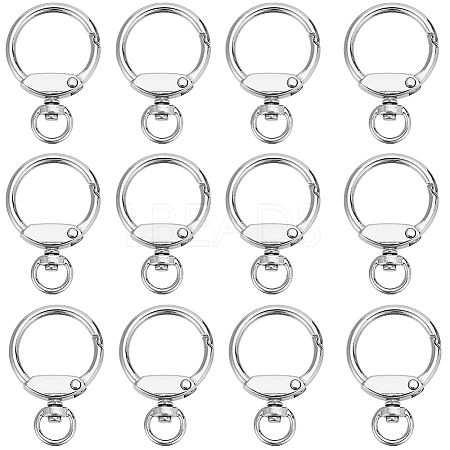 12Pcs Alloy Swivel Clasp FIND-SC0010-10P-1