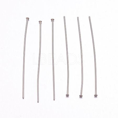 Tarnish Resistant 304 Stainless Steel Flat Head Pins LS-STAS-H358-03B-1